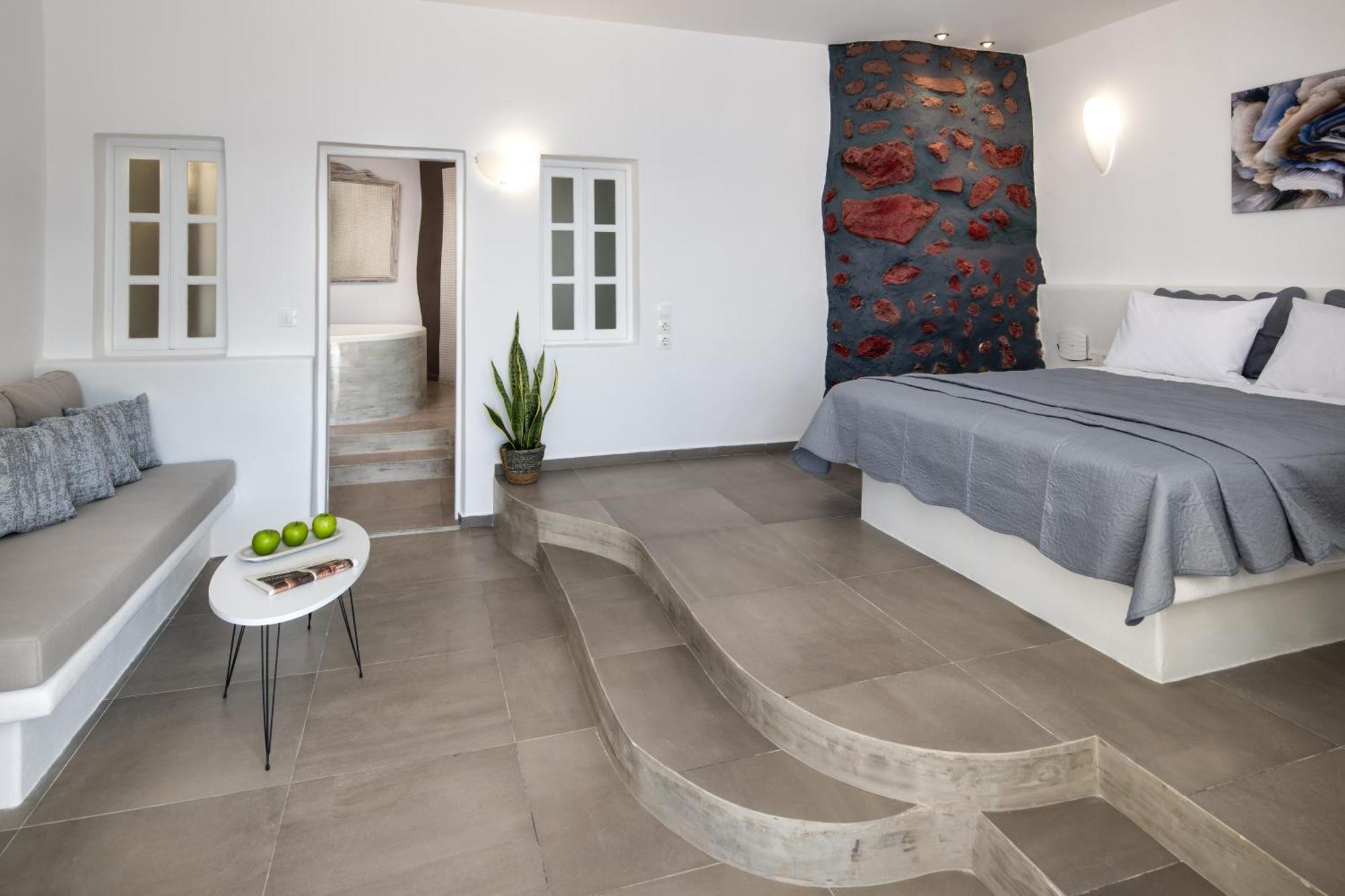 Bed and Breakfast Lava Stone Oía Exteriér fotografie